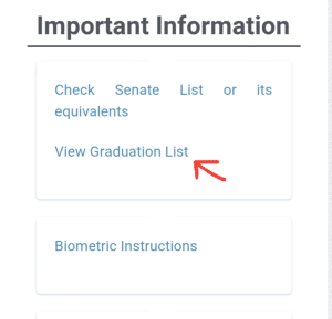 NYSC Graduation List